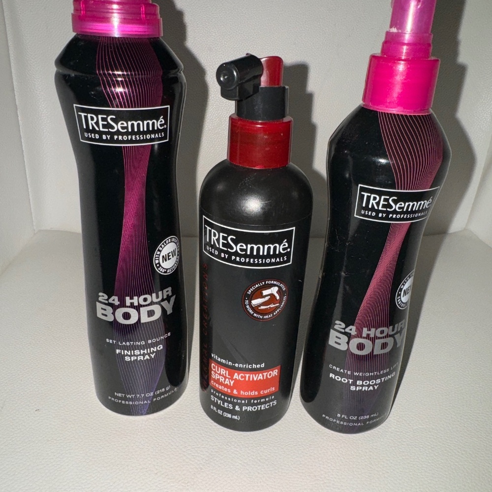 TreSemme 24 hour hold & curl activator spray trio